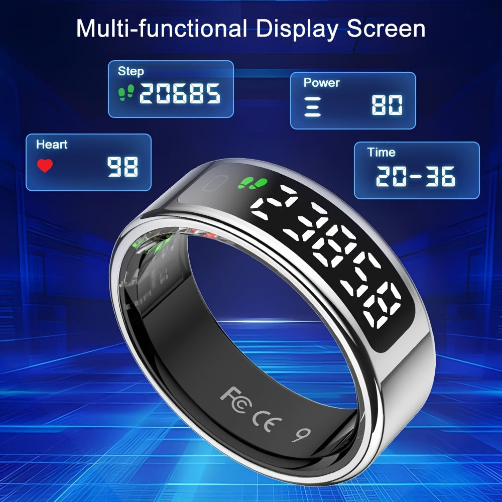 YouthDemon Smart Ring with Touch Screen,, Lightweight Design, and Modern Look. Ideal for Business, Sports, and Other Occasions, with Various Sports Modes. A Great Gift for Friends and Family