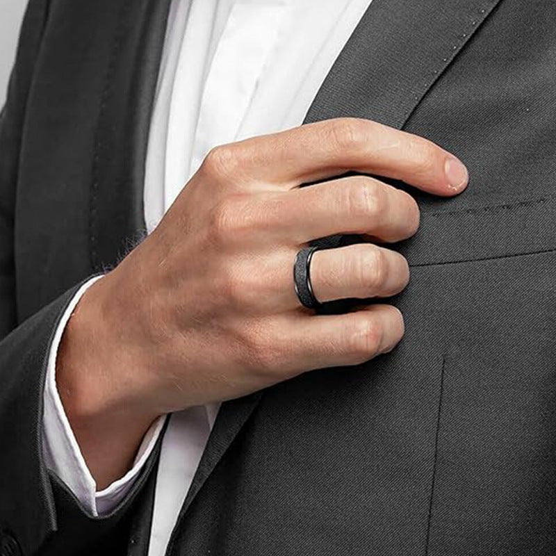 16pcs Rotatable Stainless Steel Ring Set - Fashionable And Simple, Suitable for Men And Women, Daily Matching And Festivals