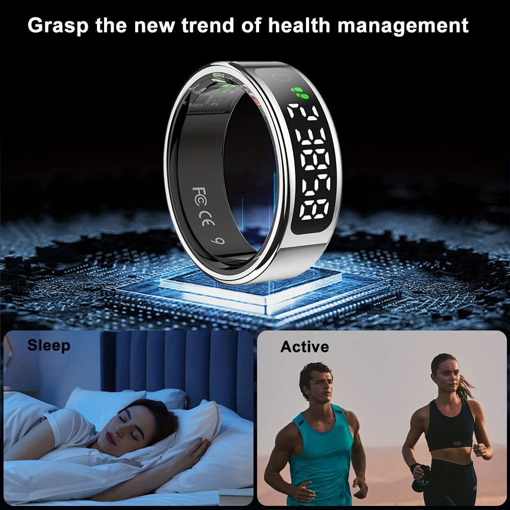 YouthDemon Smart Ring with Touch Screen,, Lightweight Design, and Modern Look. Ideal for Business, Sports, and Other Occasions, with Various Sports Modes. A Great Gift for Friends and Family