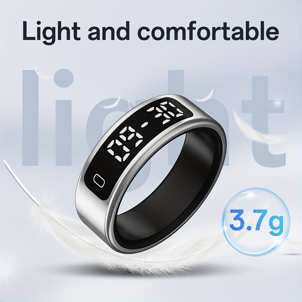 YouthDemon Smart Ring with Touch Screen,, Lightweight Design, and Modern Look. Ideal for Business, Sports, and Other Occasions, with Various Sports Modes. A Great Gift for Friends and Family
