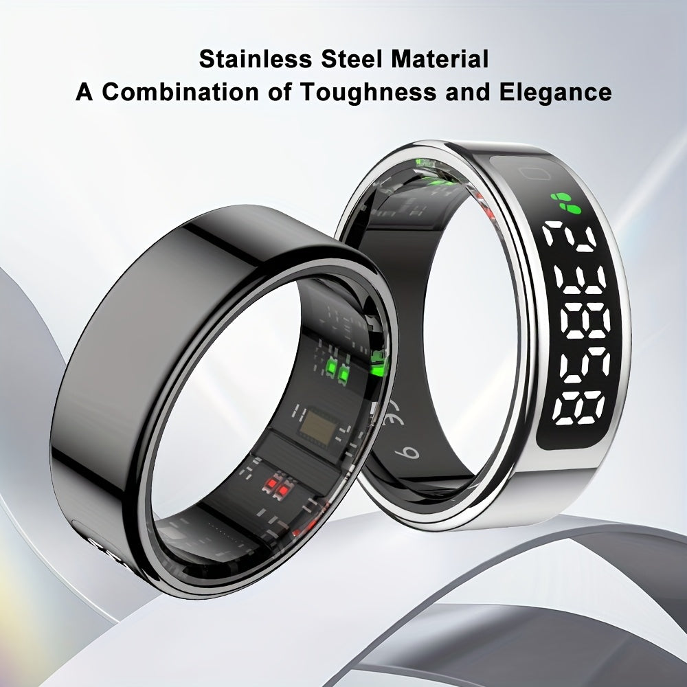 YouthDemon Smart Ring with Touch Screen,, Lightweight Design, and Modern Look. Ideal for Business, Sports, and Other Occasions, with Various Sports Modes. A Great Gift for Friends and Family
